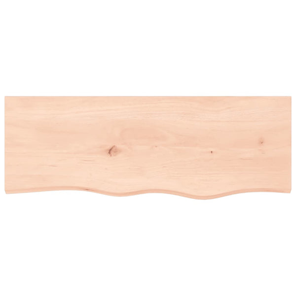 Massivholz Wandregal Eiche 80x30 cm
