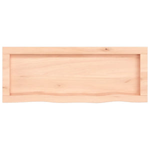 Massivholz Wandregal Eiche 80x30 cm