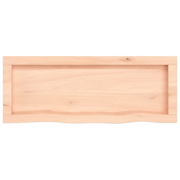Massivholz Wandregal Eiche 80x30 cm