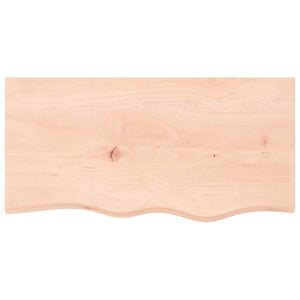 Massivholz Wandregal Eiche 80x40 cm