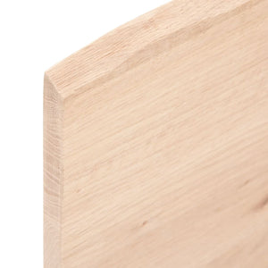 Massivholz Wandregal Eiche 80x40 cm
