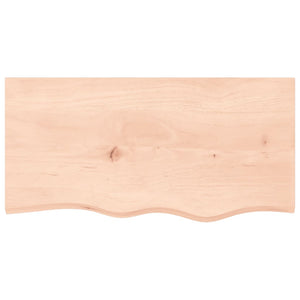 Massivholz Wandregal Eiche 80x40 cm