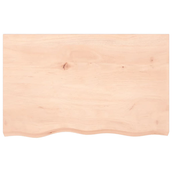 Massivholz Wandregal Eiche 80x50 cm