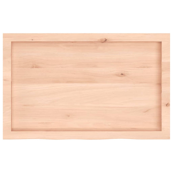 Massivholz Wandregal Eiche 80x50 cm