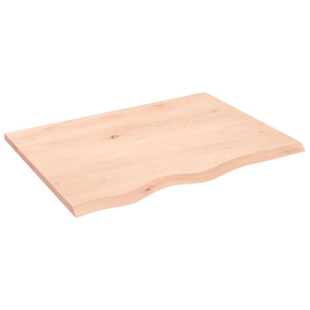 Massivholz Wandregal Eiche 80x60 cm