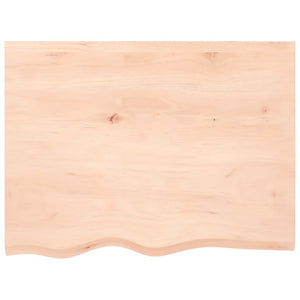 Massivholz Wandregal Eiche 80x60 cm