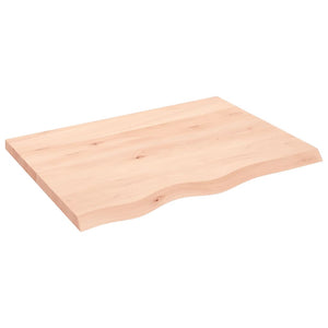 Massivholz Wandregal Eiche 80x60 cm