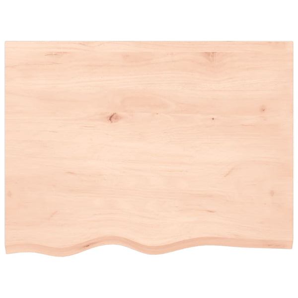Massivholz Wandregal Eiche 80x60 cm