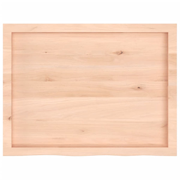 vidaXL Étagère murale 80x60x(2-6) cm en chêne massif non traité