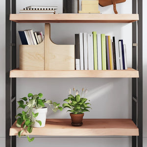 vidaXL Étagère murale 80x60x(2-6) cm en chêne massif non traité