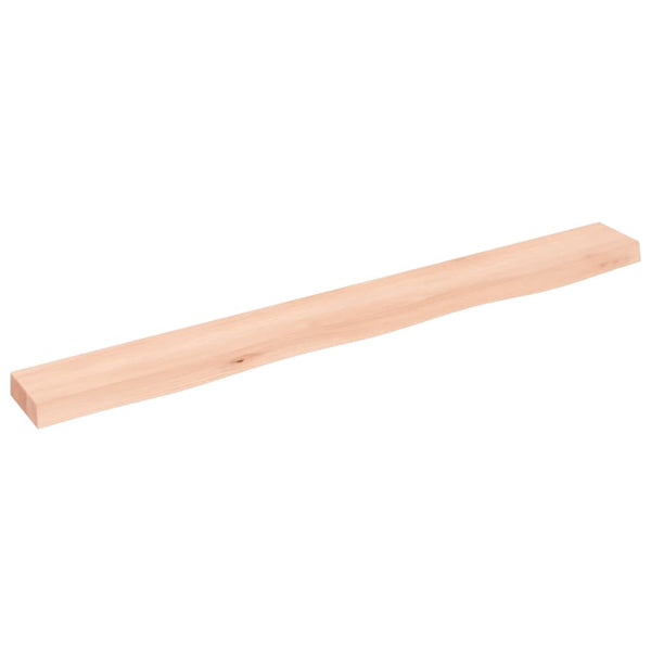 Wandregal Eiche Massivholz 100cm