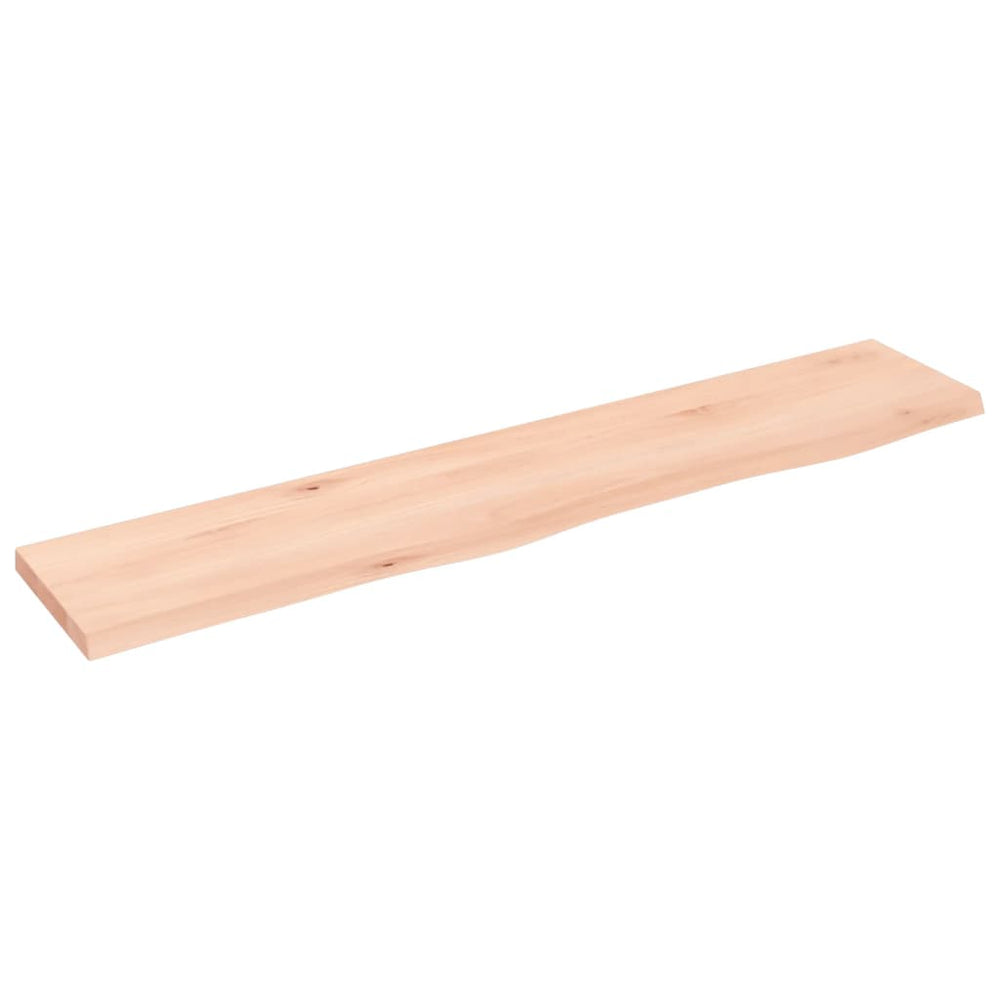 Massivholz Wandregal Eiche 100x20 cm