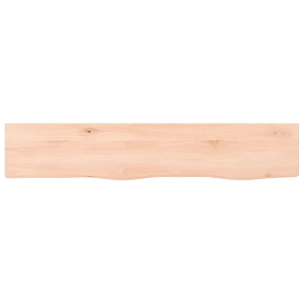 Massivholz Wandregal Eiche 100x20 cm