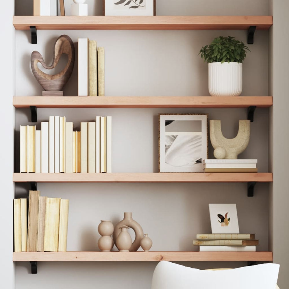 Wandregal Eiche Massivholz 100x20 cm