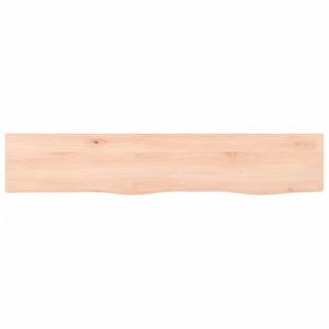 vidaXL Étagère murale 100x20x6 cm en chêne massif non traité