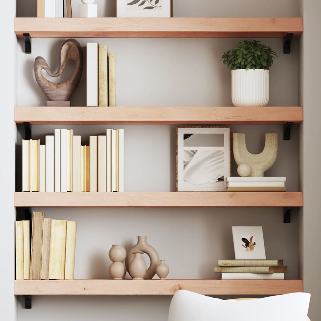 vidaXL Étagère murale 100x20x6 cm en chêne massif non traité