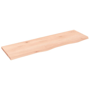 Massivholz Wandregal Eiche 100x30 cm