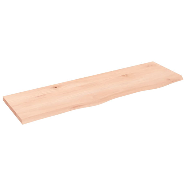 Massivholz Wandregal Eiche 100x30 cm