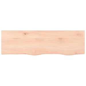 Massivholz Wandregal Eiche 100x30 cm