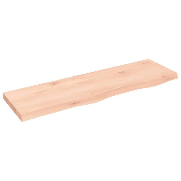 Wandregal Eiche Massivholz 100x30 cm