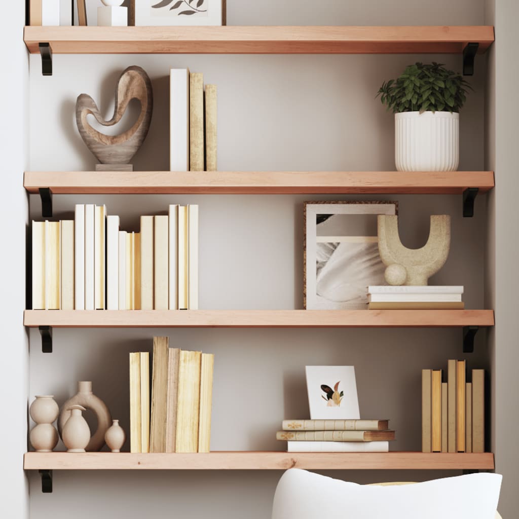 Wandregal Eiche Massivholz 100x30 cm