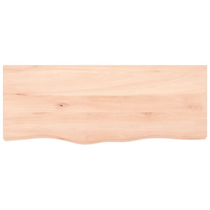 Wandregal Eiche Massivholz 100x40 cm