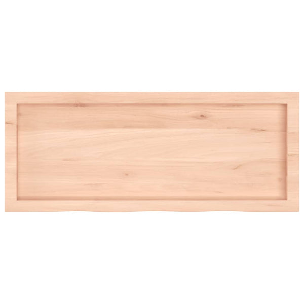 Wandregal Eiche Massivholz 100x40 cm