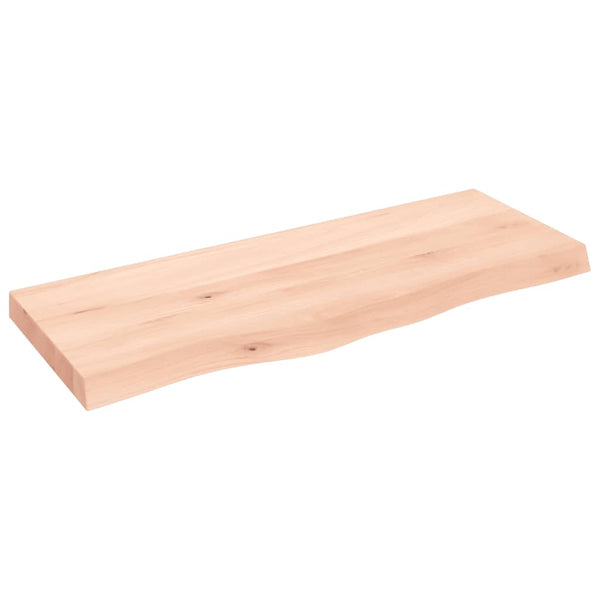Massivholz Wandregal Eiche 100x40 cm