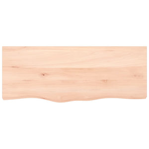 Massivholz Wandregal Eiche 100x40 cm