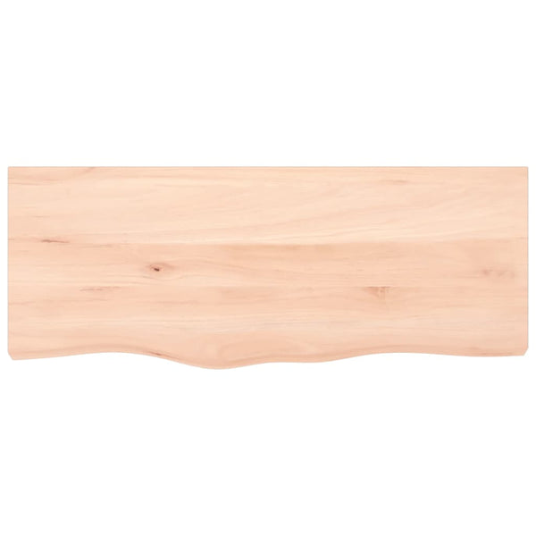 Massivholz Wandregal Eiche 100x40 cm