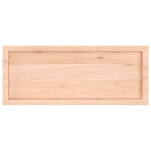 Massivholz Wandregal Eiche 100x40 cm