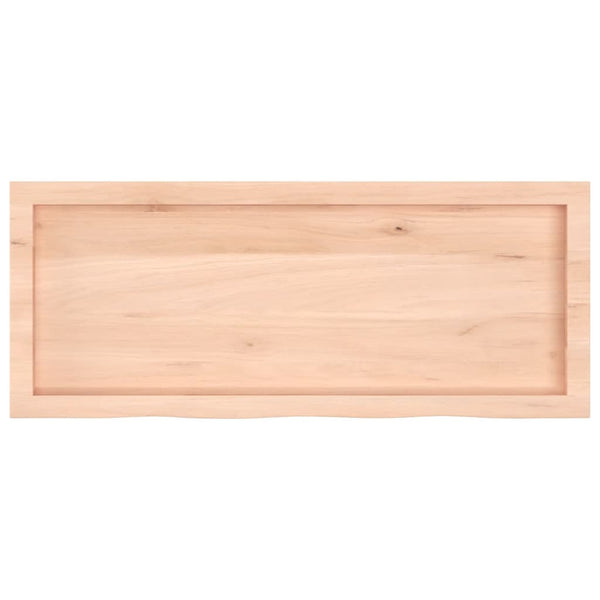 Massivholz Wandregal Eiche 100x40 cm