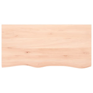 Eiche Wandregal Massivholz 100x50 cm