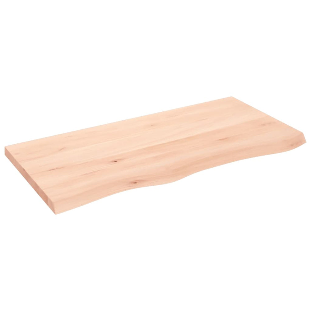 Massivholz Wandregal Eiche 100x50 cm