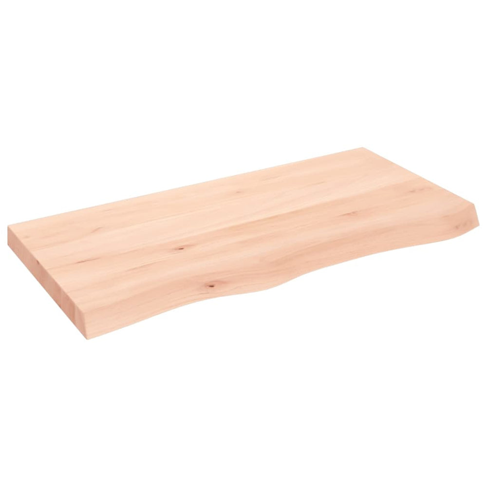 vidaXL Étagère murale 100x50x(2-6) cm Chêne massif non traité