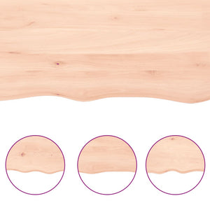 Wandregal Eiche Massivholz 100x60 cm
