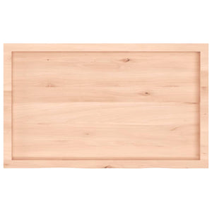 Massivholz Wandregal Eiche 100x60 cm
