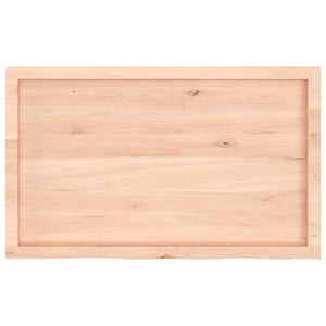 Massivholz Wandregal Eiche 100x60 cm