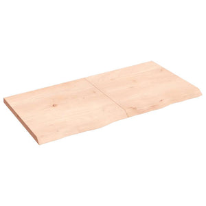 Massivholz Wandregal Eiche 120x60 cm