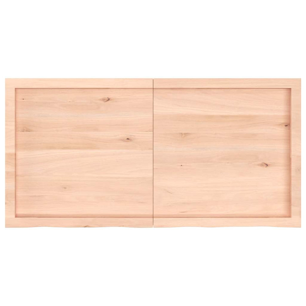 Massivholz Wandregal Eiche 120x60 cm