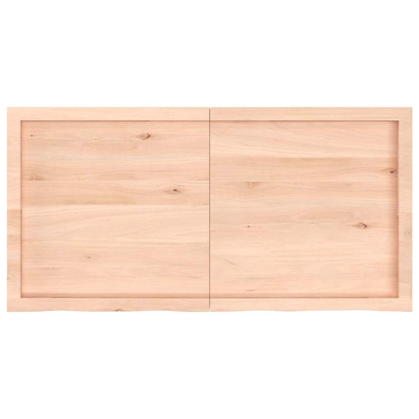 Massivholz Wandregal Eiche 120x60 cm