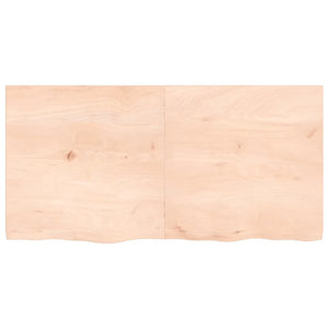 Massivholz Wandregal Eiche 120x60 cm