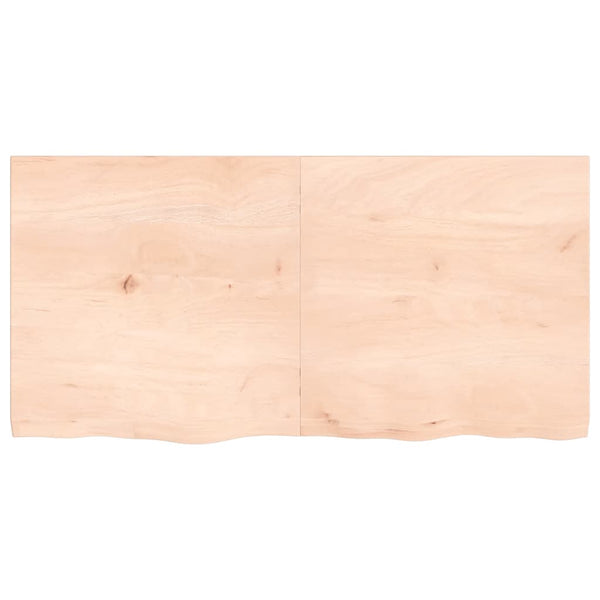 Massivholz Wandregal Eiche 120x60 cm