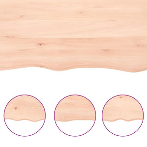 Eiche Wandregal 120x60 cm Massivholz