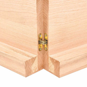 Eiche Wandregal Massivholz 140x60 cm