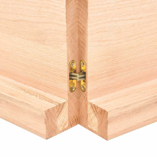 Eiche Wandregal Massivholz 140x60 cm