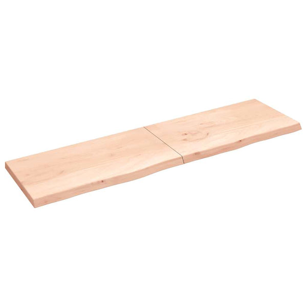 Wandregal Eiche Massivholz 220cm