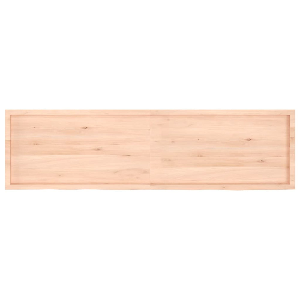 Wandregal Eiche Massivholz 220cm