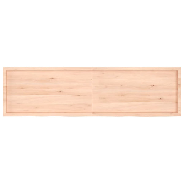Wandregal Eiche Massivholz 220cm