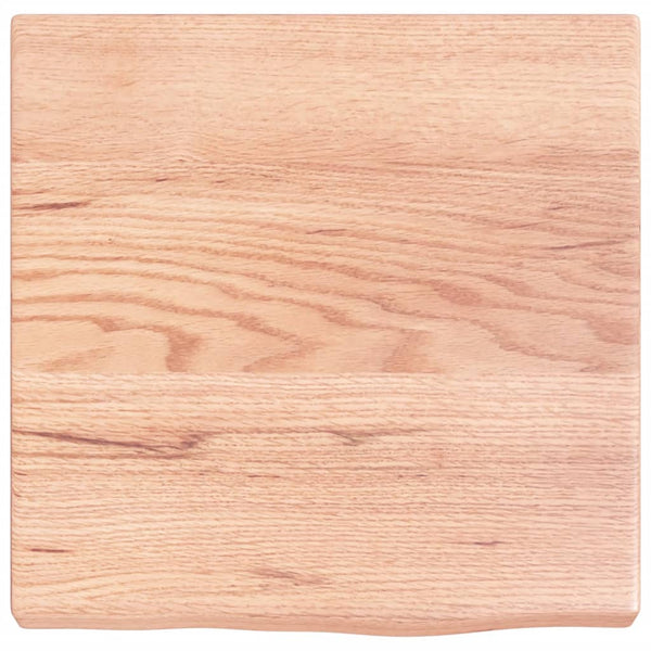 Wandregal Eiche Massivholz Hellbraun 40x40 cm